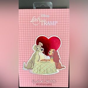 Disney Lady & The Tramp Eyeshadow Palette 12 Shades Design & Mirror NWT